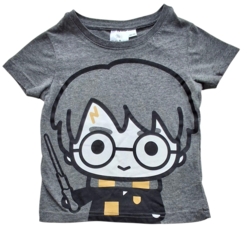 Wizarding world grå korærmet T-shirt str. 98-104