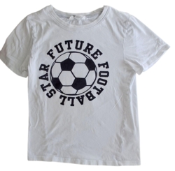 H&M hvid kortærmet T-shirt str. 134-140