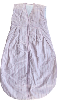 My Baby lyserød og hvidstribet sovepose