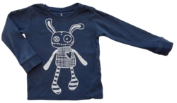 Small Rags mørkegrå langærmet T-shirt str. 86