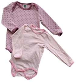 Småfolk to rosa langærmede body's str. 80