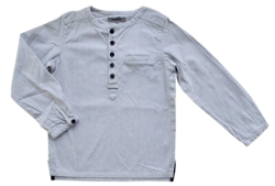 Livilui lysegrå langærmet skjorte str. 98-104