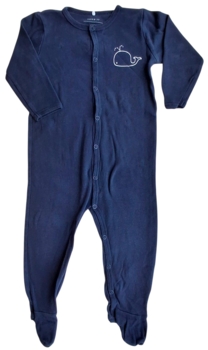 Name it mørkeblå langærmet natdragt str. 86