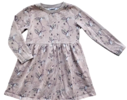 Guppy rosa langærmet sweat kjole str. 110