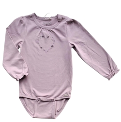 Ny Minymo lyslilla langærmet body str. 86