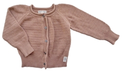 Small Rags terracotta farvet striktrøje str. 92