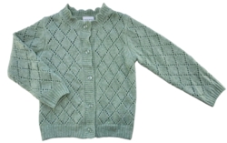 Friends lysegrå langærmet striktrøje str. 104