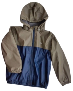 Impala tofarvet varm regnjakke str. 116