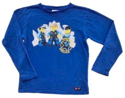 Lego wear blå langærmet bluse str. 134