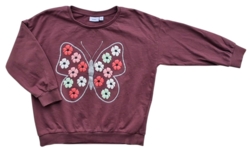 Guppy mørkerød langærmet sweatshirt str. 110