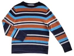 H&M blåstribet finstrikket trøje str. 122-128