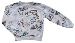 VRS lysegrå langærmet sweatshirt sr. 110-116