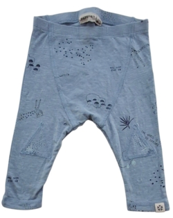 Papfar blågrå tynde bukser str. 68