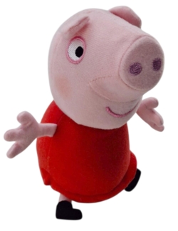 Peppa pig lille Gurli Gris bamse ca 20 cm