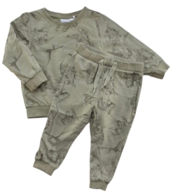 Name it grønlig sweat sæt str. 86