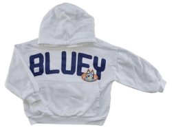 Zara Bluey hvid langærmet sweatshirt str. 110