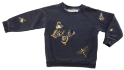 Soft gallery mørkegrå langærmet sweatshirt str. 4 år