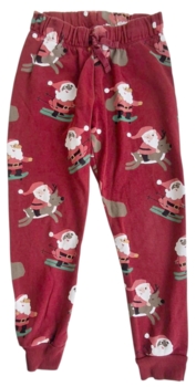 H&M mørkerøde jule sweatpants str. 122