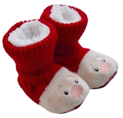 Varme fine røde jule futter str. 11 cm