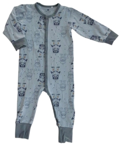 Celavi grågrøn langærmet heldragt str. 70