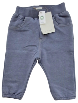 Nye Fixoni blågrå babybukser med elastik i benene