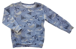 Name it blågrå langærmet sweatshirt str. 104