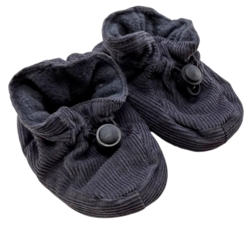 Friends mørkegrå fløjls futter str. 21-22