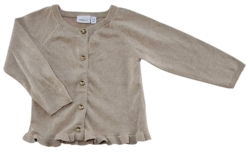 Name it lys beige langærmet finstrikket trøje str. 80