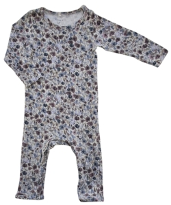 Name it beige småblomstret heldragt str. 62