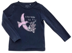 Name it mørkeblå langærmet bluse str, 104