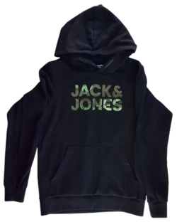 Jack & Jones sort langærmet sweatshirt str. 164