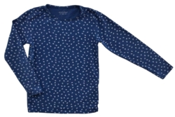 Minymo blå langærmet bluse str. 116