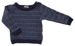 Friends grå langærmet uld striktrøje str. 86