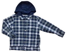 Name it tyk langærmet ternet skjortejakke str. 116