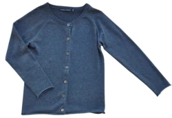 Frankie & Liberty grå finstrikket cardigan str. 10 år