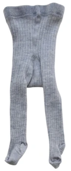 H&M lysegrå uld strømpebukser str. 50-56