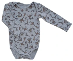 Name it lysegrå langærmet body str. 92