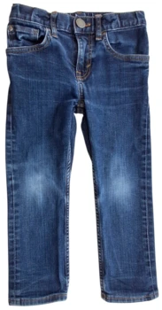 H&M mørkeblå denimbukser str. 104