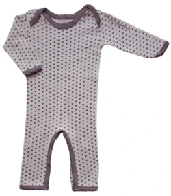 Petit lys lilla langærmet heldragt str. 62