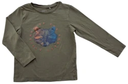 Name it armygrøn langærmet bluse str. 104