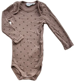 Lil'Atelier lysebrun langærmet uld body str. 74