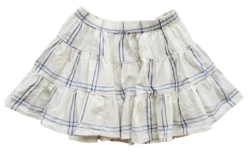 Marmar råhvid blåstribet nederdel str. 3 år