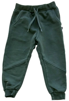 Pomp de lux mørkegrønne sweatpants str. 98