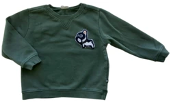 Pomp de lux mørkegrøn langærmet sweatshirt str. 98