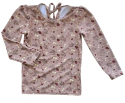 Ny Nuuroo rosa langærmet UV badebluse str. 110-116