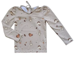 Ny Nuuroo lys beige UV badebluse str. 98-104