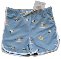 Nye Nuuroo blågrå UV swim shorts str. 122-128