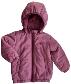 Hummel mørk rosa overgangsjakke str. 98