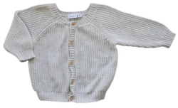 Name it beige eller lysegrå strikket trøje str. 68