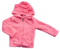 Cool club neon pink plys jakke str. 104